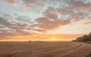 Sunset above Aldbourne by Alex Cranswick