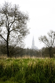 Church of St Hilaire by Terry Onslow