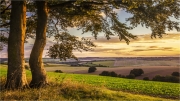 Sunset over the Downs by Anna Stowe