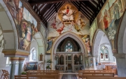 Painted-Interior-Berwick-Church-East-Sussex