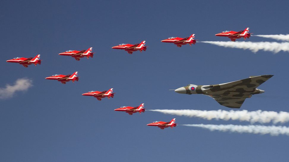 Vulcan Salute at RIAT 2015 by Steve Warr